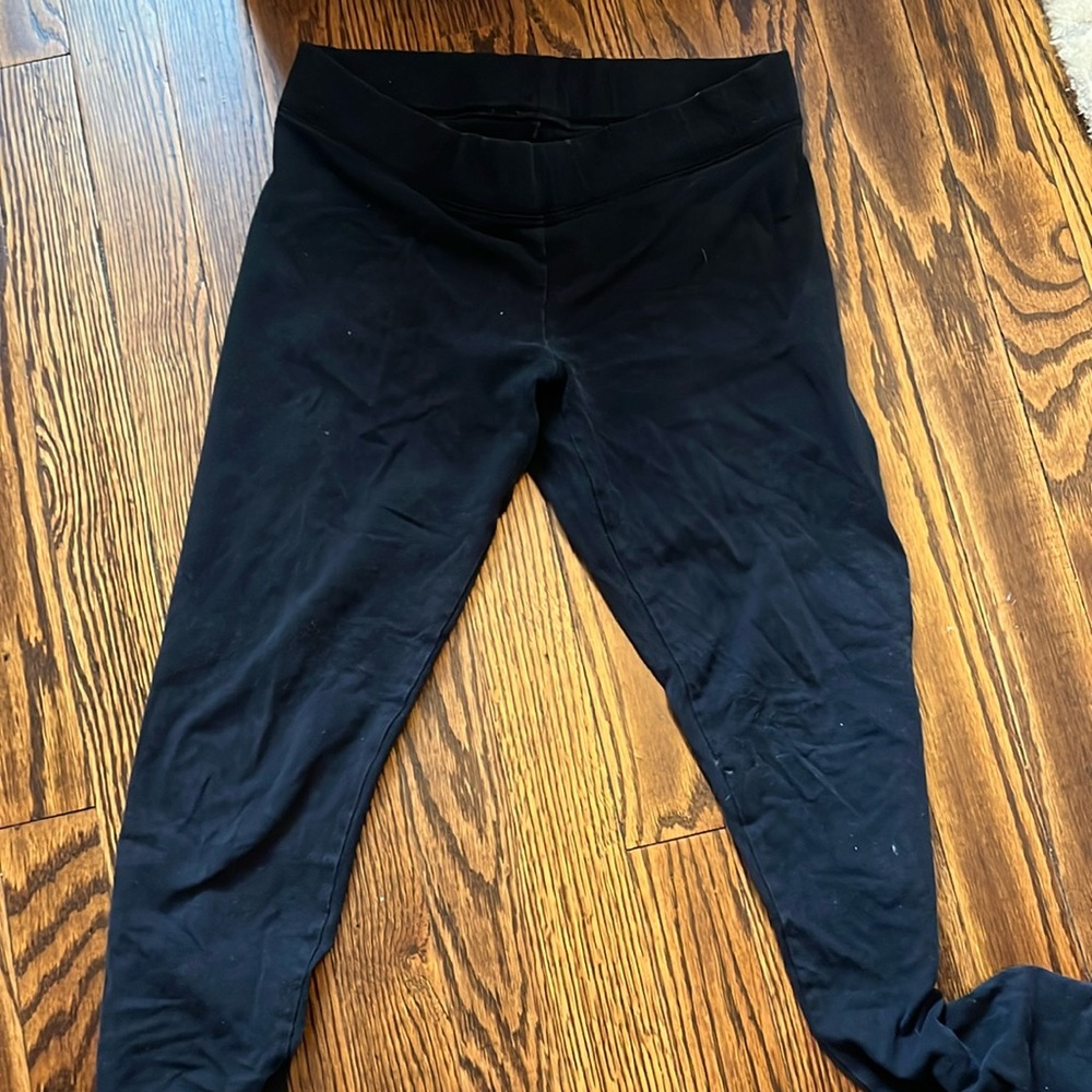 aerie black leggings size S short